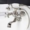 Kingston Brass KS225PN Tub Wall Mount Clawfoot Tub Faucet with Hand Shower, Polished Nickel KS225PN - alternate 3